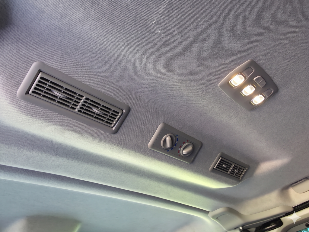 Corporate van shuttle Brussels with dual zone climate control